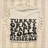 Turkey Gravy Beans Tee - Sand