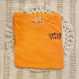 Horror Collage Tee - Burnt Orange