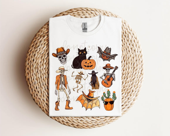 Western Halloween Collage Tee / Sweatshirt