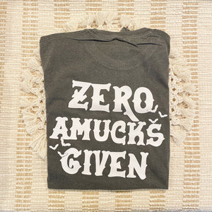 Zero Amucks Given Tee - Pepper