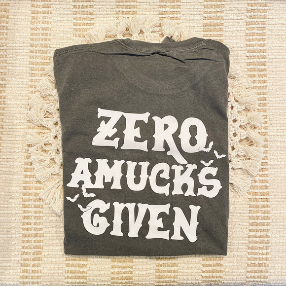 Zero Amucks Given Tee - Pepper