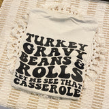 Turkey Gravy Beans Tee - Sand