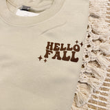 Hello Fall Sweatshirt - Sand