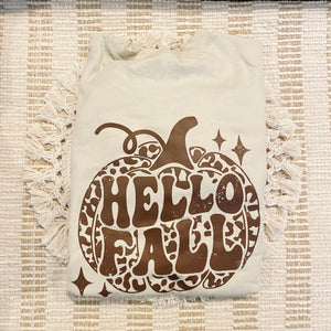 Hello Fall Sweatshirt - Sand