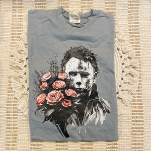 Michaels Roses Tee - Granite