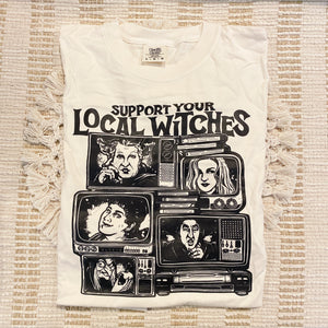 Support Your Local Witches Tee - Ivory