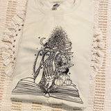 Spooky Book Sweatshirt - Sand