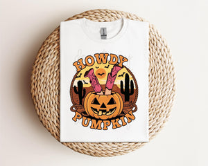 Howdy Pumpkin Tee / Sweatshirt