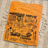 Horror Collage Tee - Burnt Orange