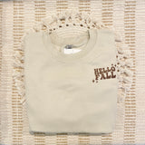 Hello Fall Sweatshirt - Sand